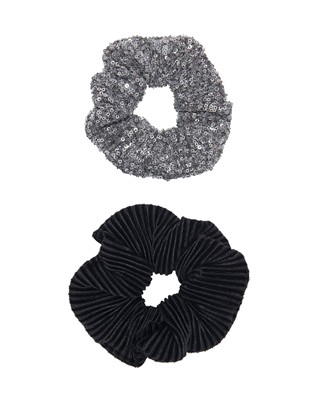 Kali 2-Pack Glitter Scrunch